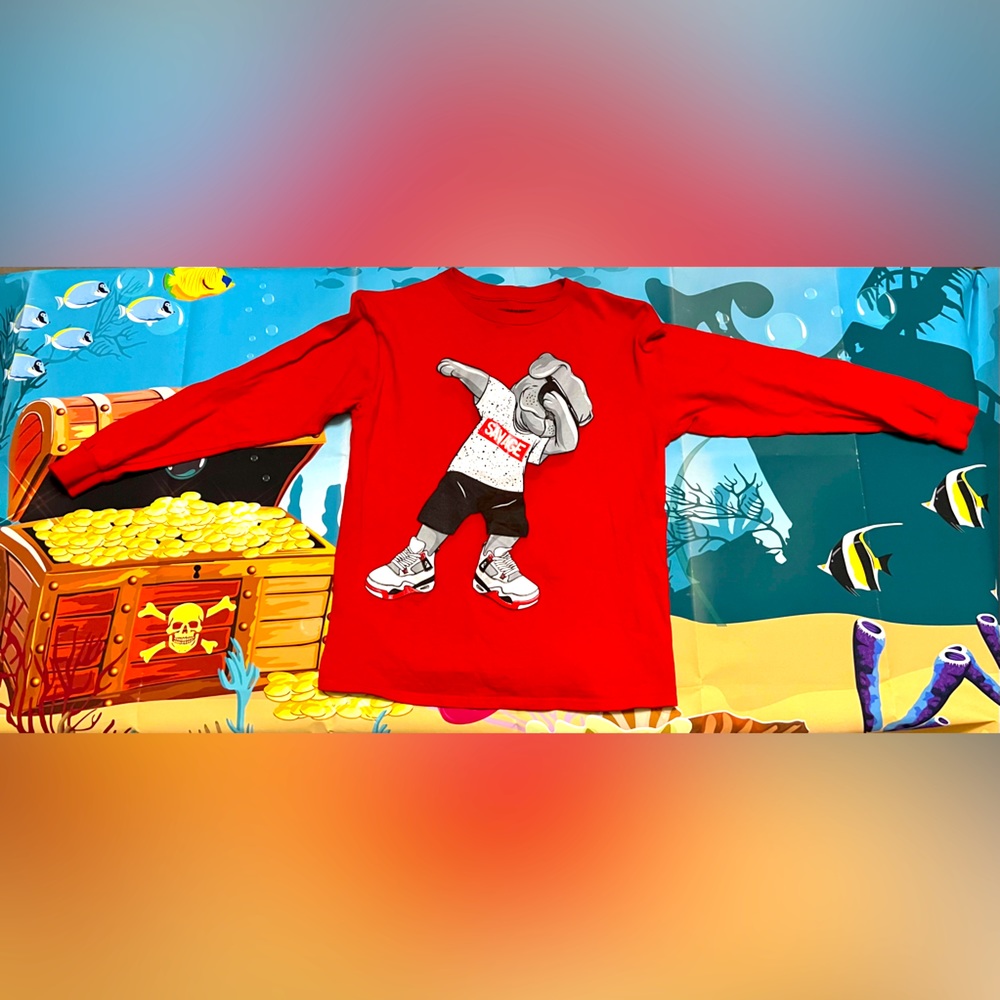 Long sleeve graphic T